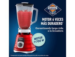 Licuadora Oster 2113683 Roja BLST4126R