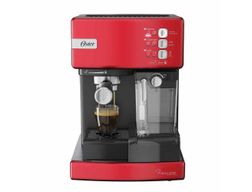 Cafetera automática de espresso roja Oster PrimaLatte BVSTEM6603R