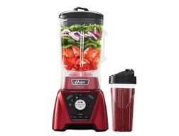 Licuadora Xpert Series™ roja con control de textura y un Blend N Go BLST3BRPG