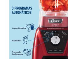 Licuadora Xpert Series™ roja con control de textura y un Blend N Go BLST3BRPG