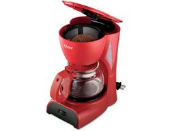 Cafetera Oster® 4 tazas roja BVSTDCDR5R053