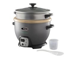 Arrocera multiusos Oster® con función sofrito y recubrimiento Bioceramic® infundido con aceite de oliva CKSTRC7130S