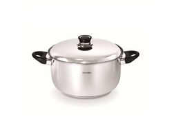 OLLA ACERO INOXIDABLE INOXSET DELUXE TAPA ACERO N°26