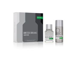 Set de Perfume United Dreams Benetton Hombre: Desodorante 150 ml + Eau de Toilette 100 ml