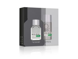 Set de Perfume United Dreams Benetton Hombre: Desodorante 150 ml + Eau de Toilette 100 ml