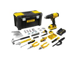 Kit Taladro Percutor 20V+119 Accesorios Stanley