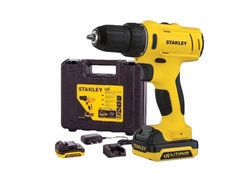 Taladro Atornillador 3/8" 12V + 2 Bat 1.5 Ah Stanley