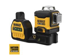 Nivel Láser de 3 Líneas x 360° 12V / 20V Max Luz Verde 30 Mts Baretool Dewalt DCLE34030GB