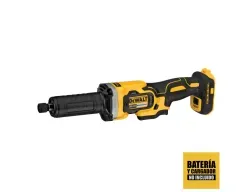 Esmeril Recto Cuello Largo 1/4" 20V XR Baretool Dewalt