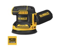 Lijadora Rotorbital 20V S/carbones S/batería DEWALT - DCW210B