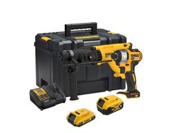 Rotomartillo Sds-plus 2.6j+atornillador De Impacto 1/4 20v Amarillo Y Negro