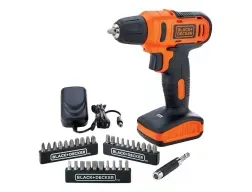 Taladro Atornillador Inalámbrico 12v Ld12s-b2c + Accesorios Naranja 50 Hz / 60 Hz