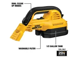 Aspiradora para Seco y Humedo 20V 1.9 Litros Baretool Dewalt - DCV517B