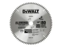 Disco de sierra 12" 80 Dientes Aluminio Dewalt - DWA03230