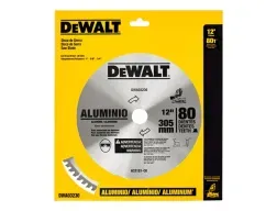 Disco de sierra 12" 80 Dientes Aluminio Dewalt - DWA03230