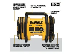 Inflador de Aire 20 V Baretool Dewalt DCC020IB