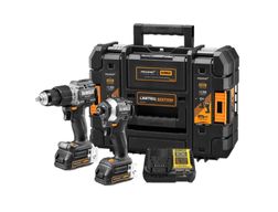 Taladro Percutor 1/2 + Atornillador de Impacto 1/4 Hex 20V