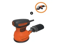 LIJADORA ORBITAL ALEATORIA DE 5" Y 180 W - BDERO100-B2 - BLACK&DECKER