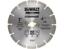 Disco diamantado 7'' segmentado dewalt