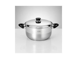 OLLA ACERO INOXIDABLE INOXSET DELUXE TAPA ACERO N°26