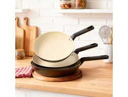 Sartén Record Ceramic Black con revestimiento cerámico 20 cm