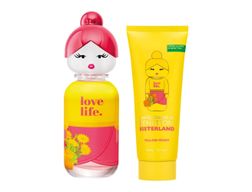 BENETTON SISTERLAND YELLOW PE EDT 80ML + BL75